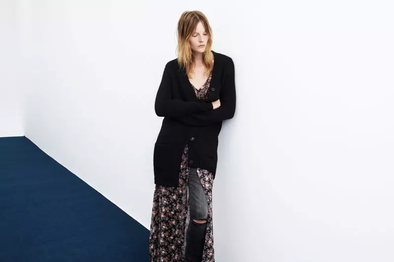 Zara TRF Evokes Grunge pro srpen/září Lookbook