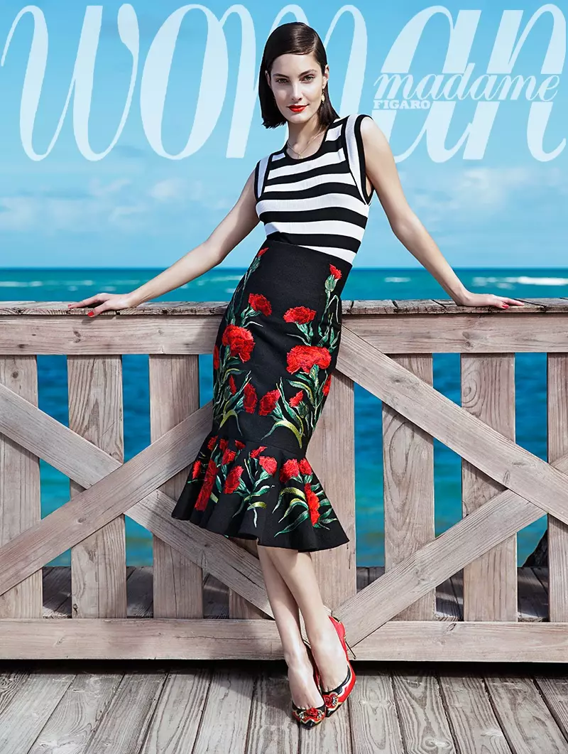 Mariana Coldebella Goes Retro for Woman Madame Figaro