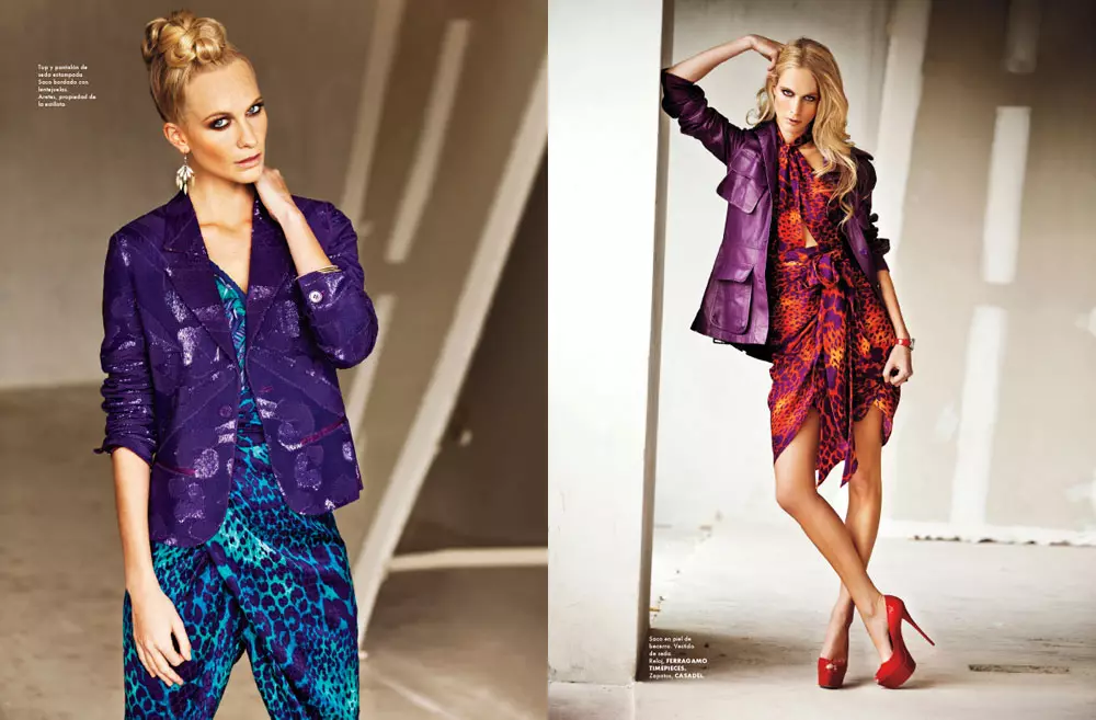 Poppy Delevingne de Santiago Ruiseñor pentru Elle Mexico, martie 2012