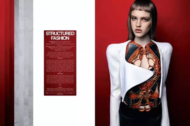 Megan og Melody Wear Structured Fashion i Kurv Magazine af Eliot & Erick
