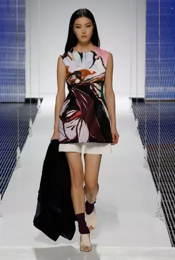 Dior's Cruise 2015 ရှိုးတွင် Scarves, Pattern များရှိသည်။