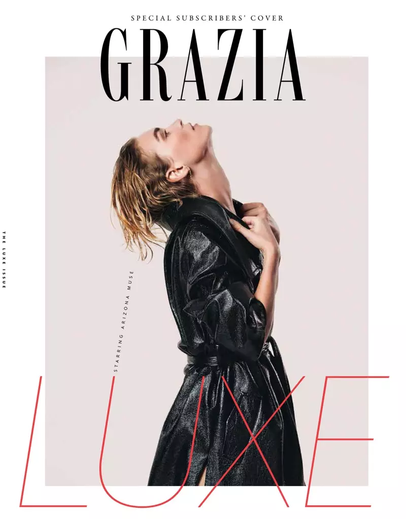 Arizona Muse ir Grazia UK uzmanības centrā