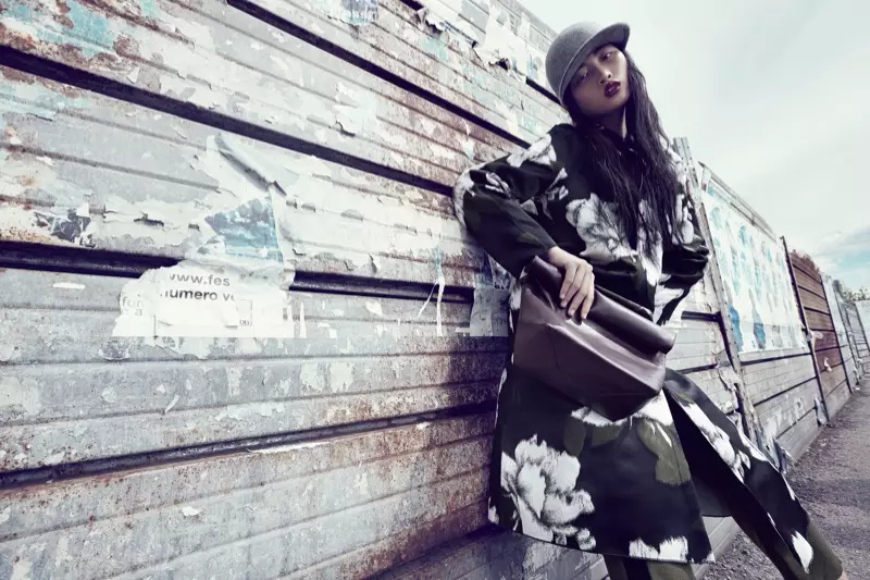 Jing Wen modelira prevelik stil za Luisa Via Roma Shoot