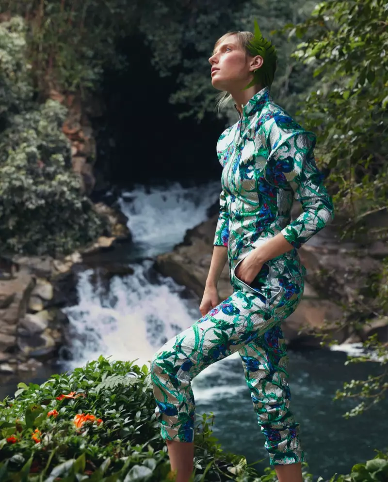 Si Marique Schimmel ay Nagsusuot ng Tropical Prints para sa Magasin Kung Paano Ito Gastos