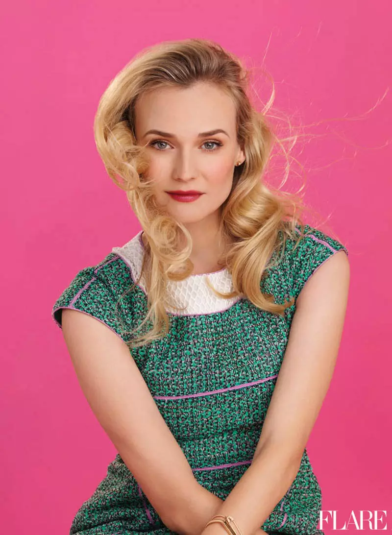 Diane Kruger Stars in Flare's April 2013 Cover Shoot