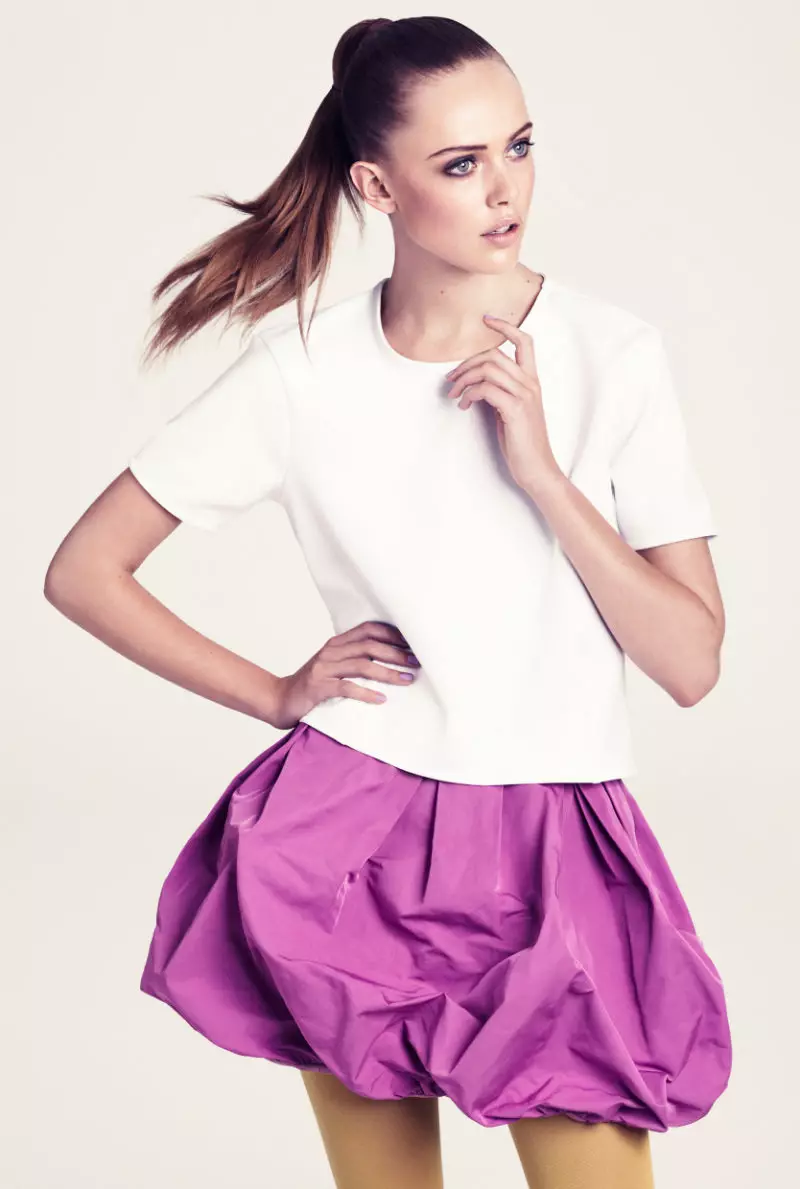 Frida Gustavsson, H&M Winter 2011 için Andreas Sjödin tarafından