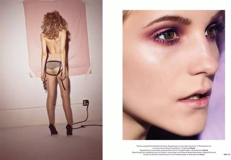 Dorothea Barth Jorgensen voor Exit Magazine door Hugh Lippe