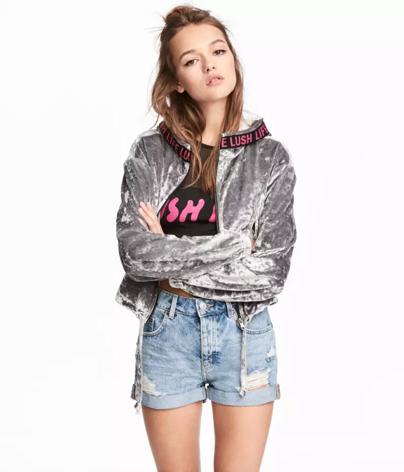 Zara Larsson x H&M Kısa Kapüşonlu Ceket 39.99$