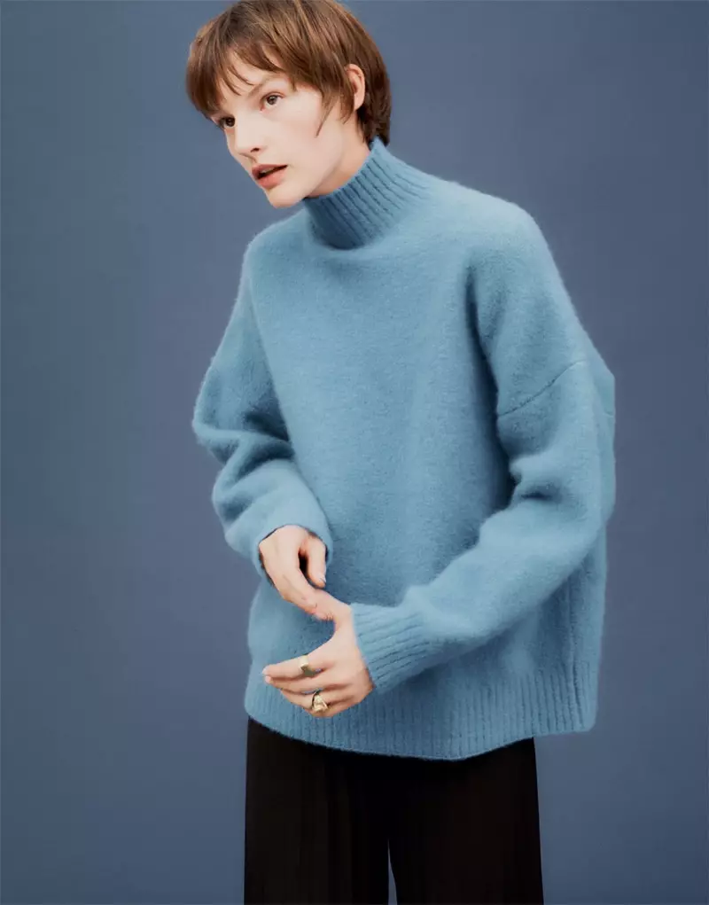 Zara Wool Blend Turtleneck Sweater ug Karsones