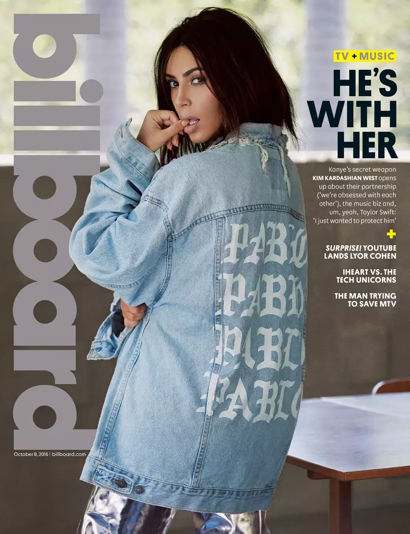 金·卡戴珊登上 Billboard Magazine 2016 年 10 月 8 日封面