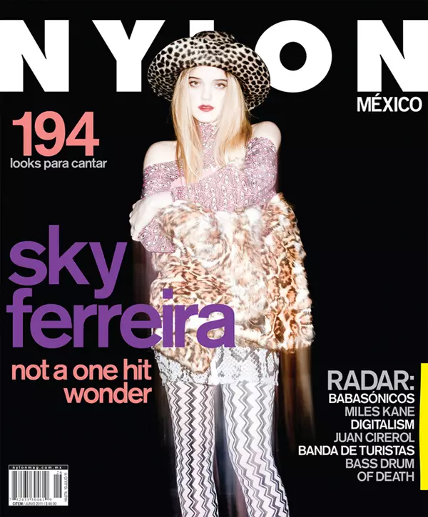 Sky Ferreira por Justin Hollar para Nylon México