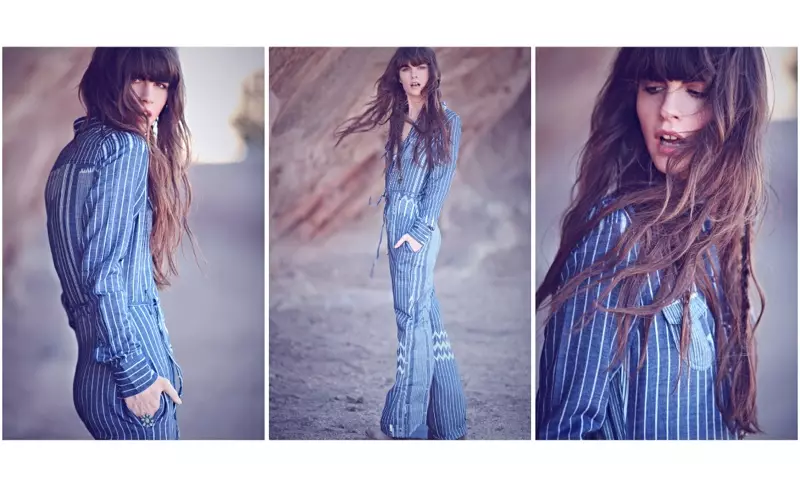 Kelley Ash are blues for Free People Shoot