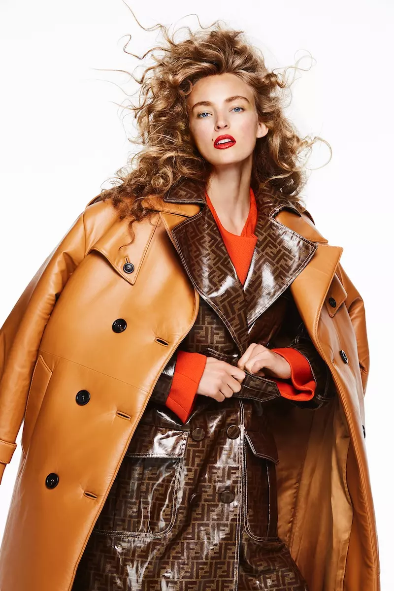 Ymre Stiekema Wears Bold Outerwear for InStyle Germany