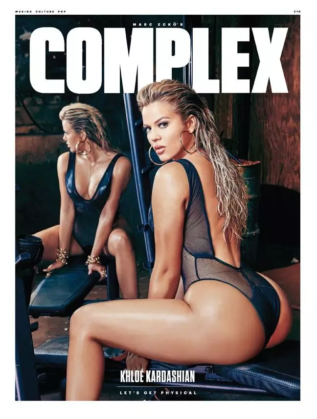 Khloe Kardashian은 Hot Complex Cover Story를 위해 체육관을 방문합니다.