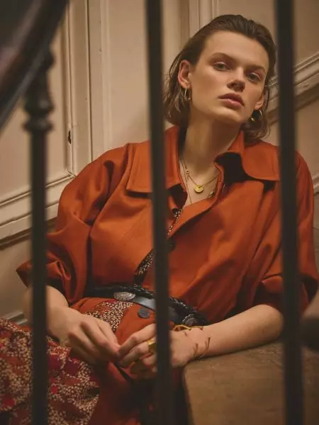 Cara Taylor Models Mango's Urban Bohemia Styles