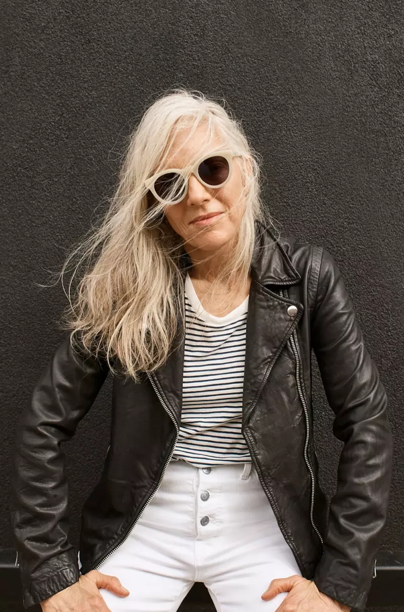 Madewell Halliday Sonnebrëller, gewaschen Lieder Motorradjacket an 10