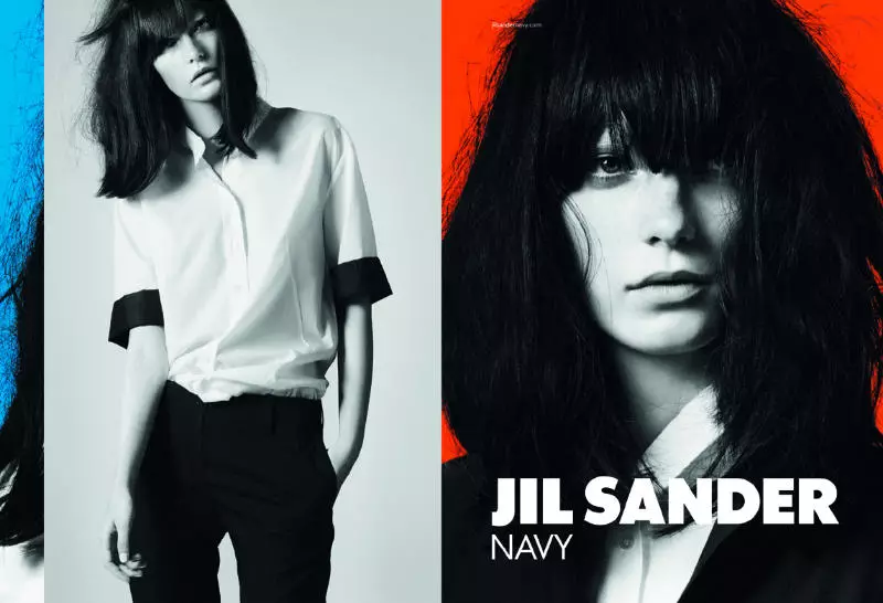 Jil Sander karinio jūrų laivyno 2011 m. pavasario kampanija | Valerija Kelava by David Sims