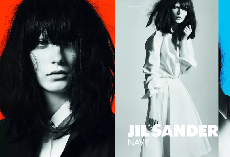 Jil Sander Armada Primavera 2011 Campaña | Valerija Kelava por David Sims