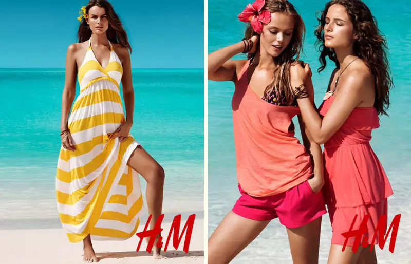 Natasha Poly、Edita Vilkeviciute、その他のH＆M2011年夏キャンペーン