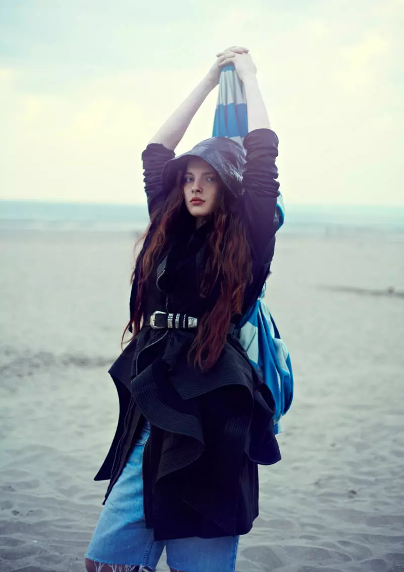 Bernadett Vidacs Hits the Beach for Soup Magazine by Boris Ovini