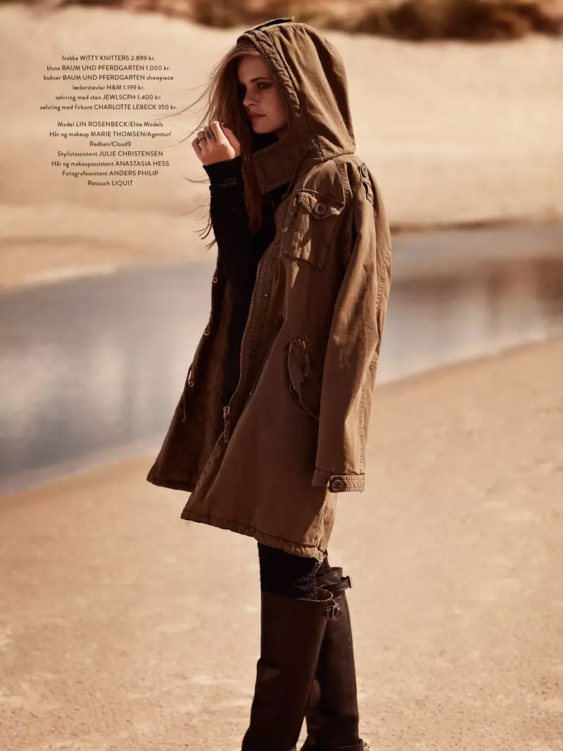 Lin Rosenbeck Goes Outdoors for Costume Magazine vum Hordur Ingason