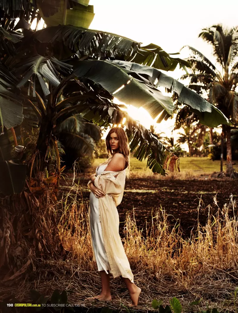 Robyn Lawley é uma Nature Girl para a Cosmopolitan Australia por Steven Chee