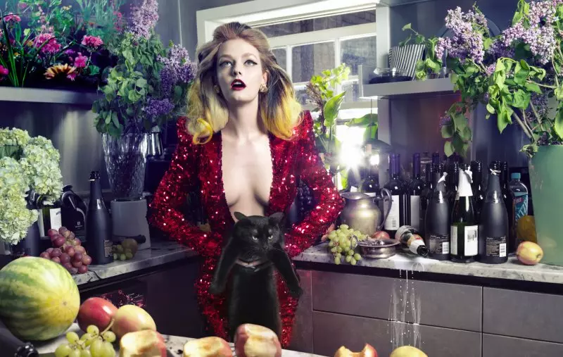 Lydia Hearst od Eliasa Wessela pre časopis Vixen na jar 2010