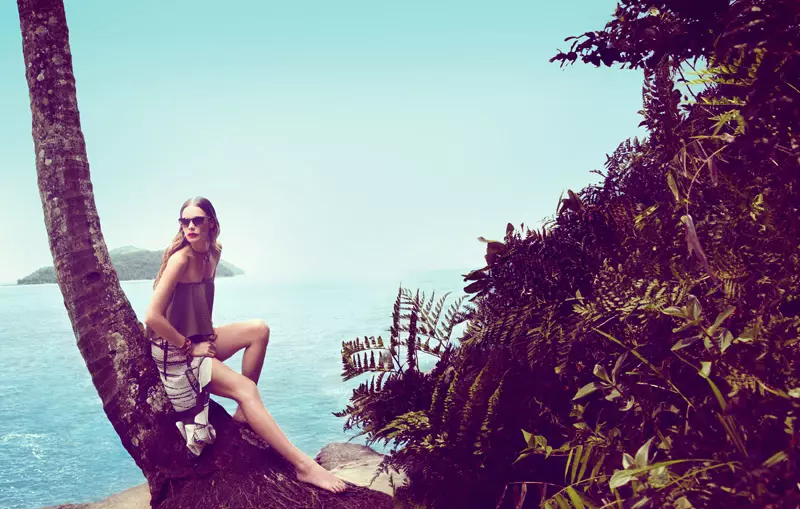 Эрика Бертони Донс Плаза үчүн пляждын стили 2013-жылдын июлунда Кирре Ванген тарабынан