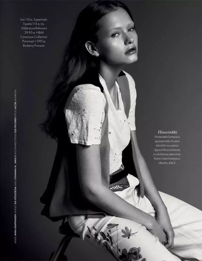 Jesse Laitinens Johanna Vālberga Elle Finland 2012. gada maijs