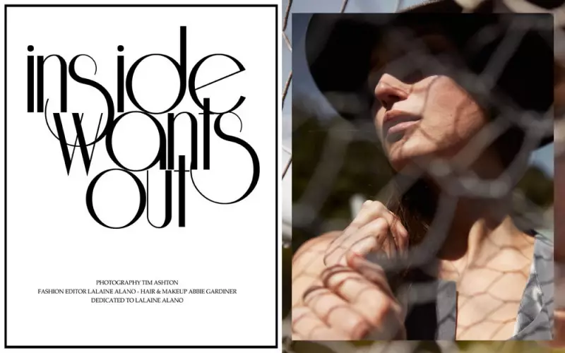 Gunita oleh Tim Ashton dalam "Inside Wants Out" untuk Fashion Gone Rogue