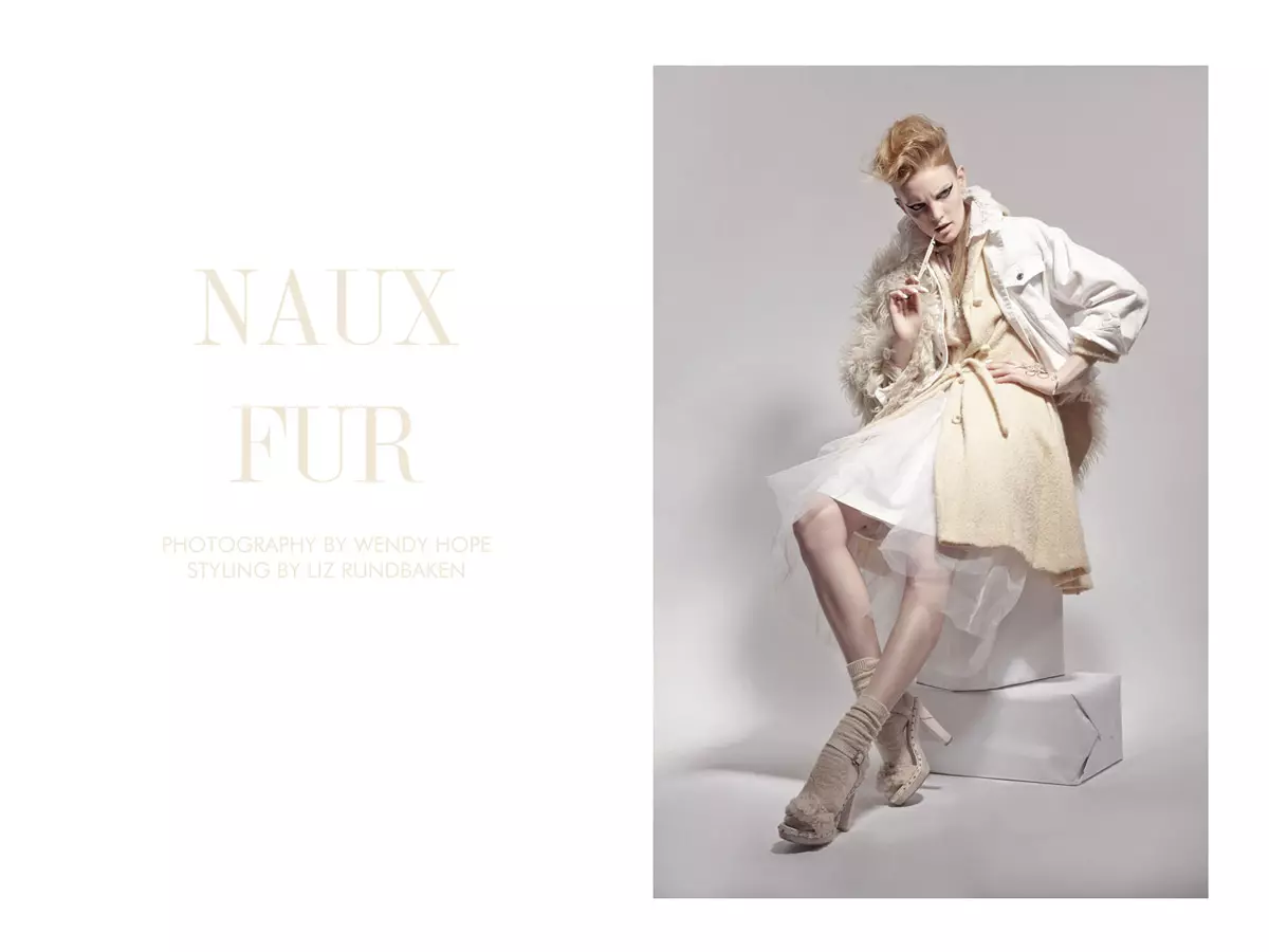 Clara Settje par Wendy Hope en "Naux Fur" pour Fashion Gone Rogue