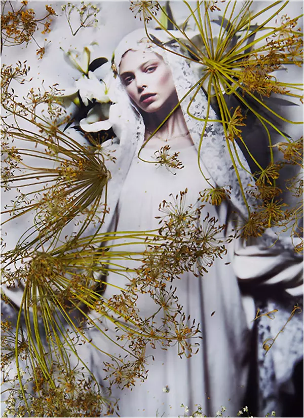 Tanya Dziahileva od Danila Golovkina v Ave Maria | Harper’s Bazaar Rusko červenec 2010