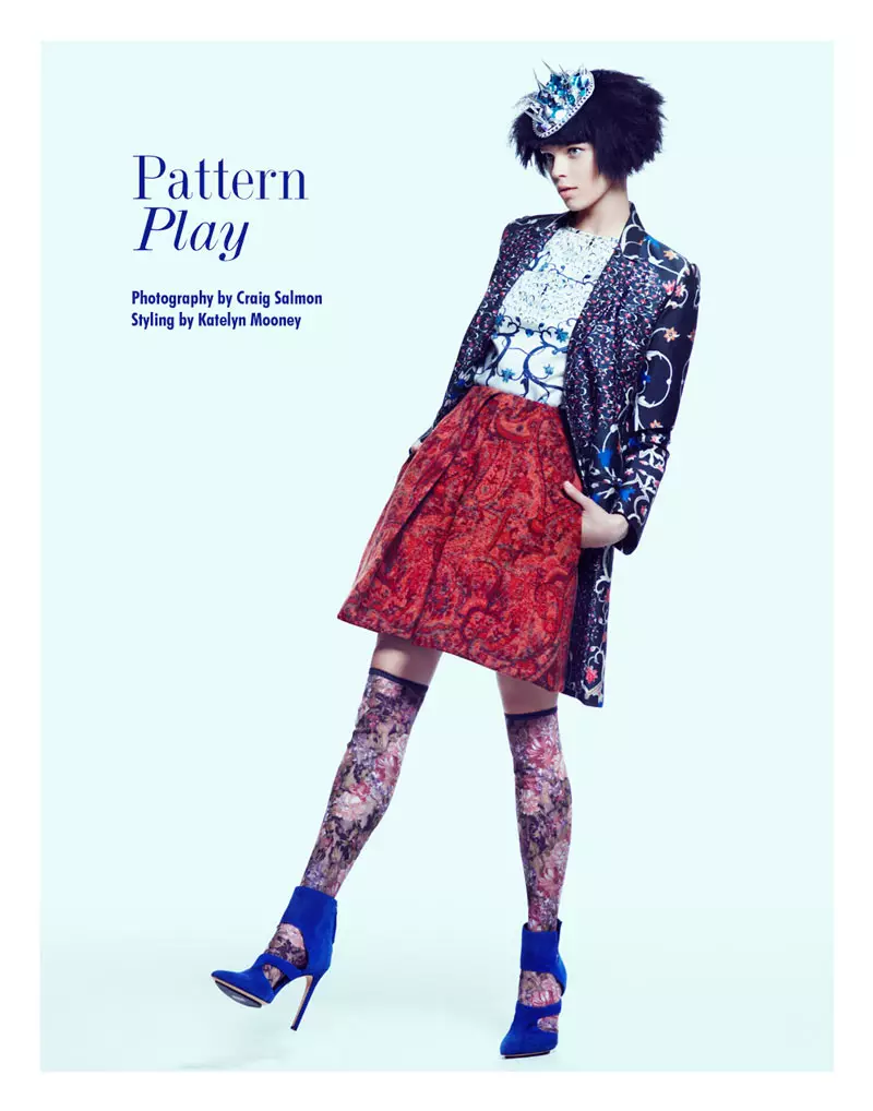 Olga Butkiewicz ni Craig Salmon sa "Pattern Play" para sa Fashion Gone Rogue