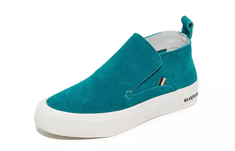 SeaVees x Derek Lam 10 Crosby Huntington Middie Sneakers in Teal $150