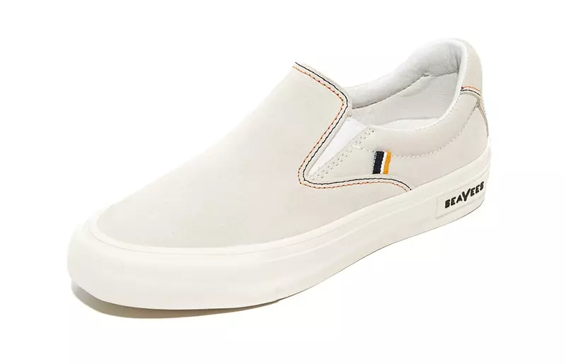 SeaVees x Derek Lam 10 Crosby Hawthorne Slip on Sneakers in Oyster $140