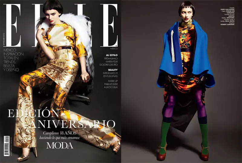 Elle Mexico Ua koob tsheej 18 Xyoo Elegant Style, Lensed los ntawm Kevin Sinclair