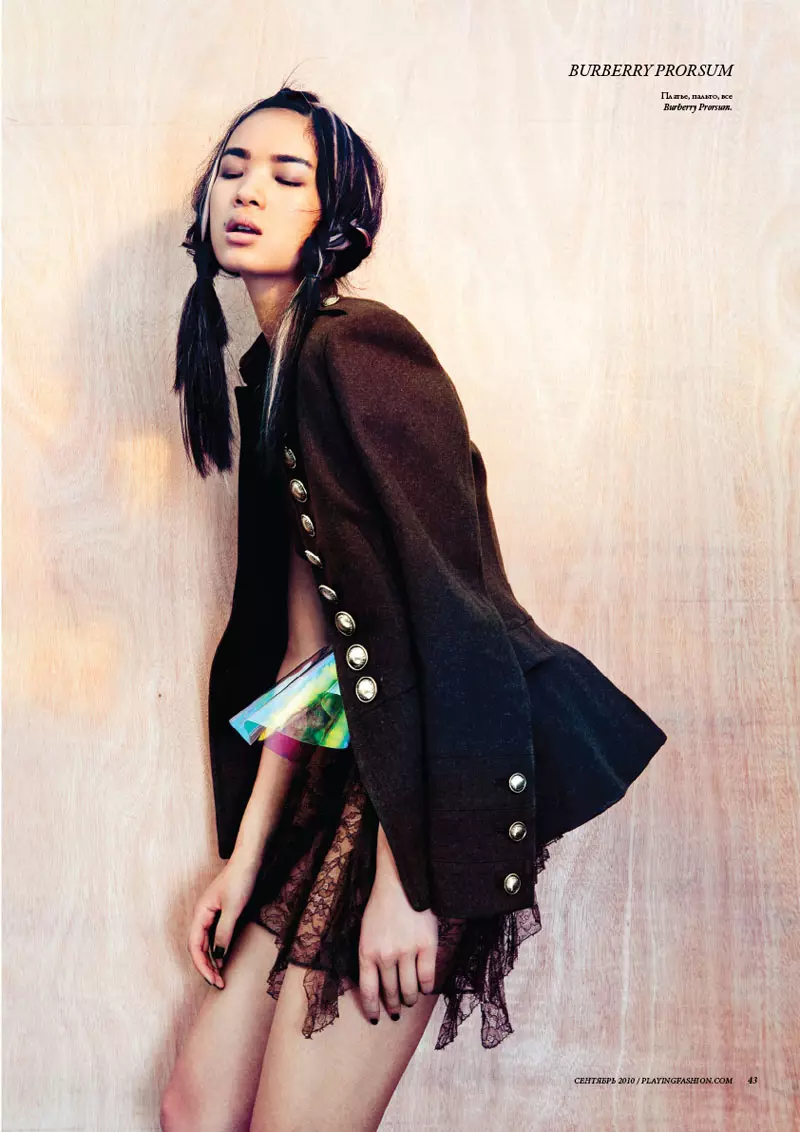 Kiki Kang para sa Playing Fashion September 2010 ni Fan Xin