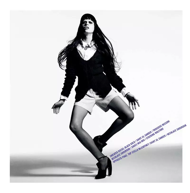 Agne Petkute deur Daniele Rossi vir unFLOP Paper Magazine F/W 2011