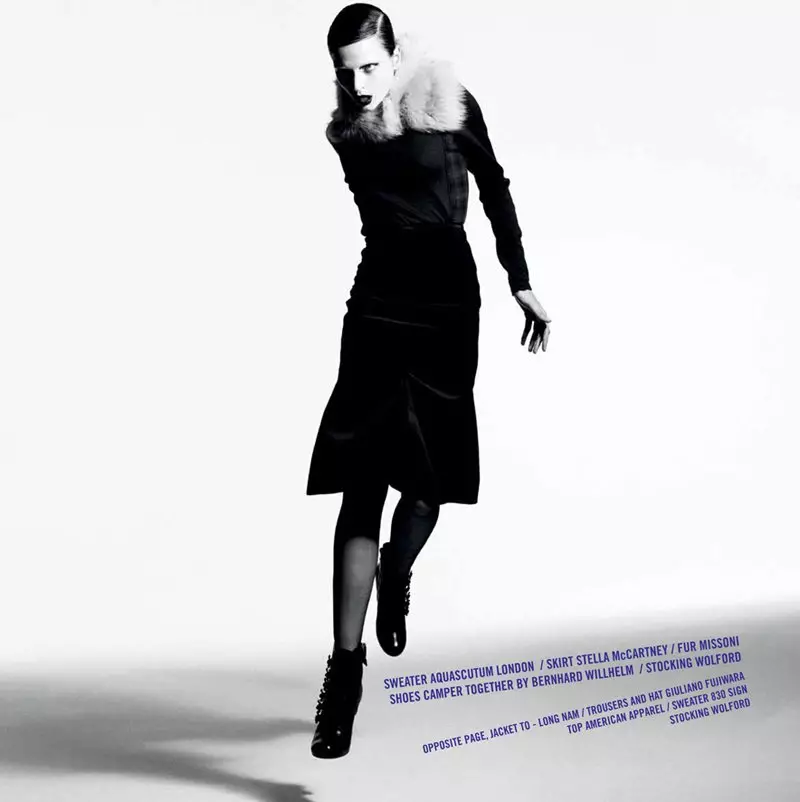 Agne Petkute deur Daniele Rossi vir unFLOP Paper Magazine F/W 2011