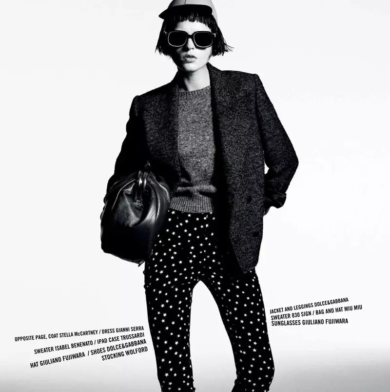 Agne Petkute door Daniele Rossi voor unFLOP Paper Magazine F/W 2011