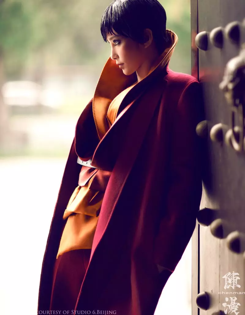 Li Bing Bing Marvels Vogue China's October Cover Shoot by Chen Man