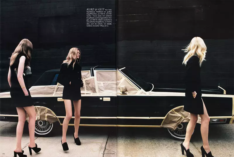 Melissa Tammerijn & Ylonka Verheul by Knoepfel & Indlekofer for Vogue Germany September 2010