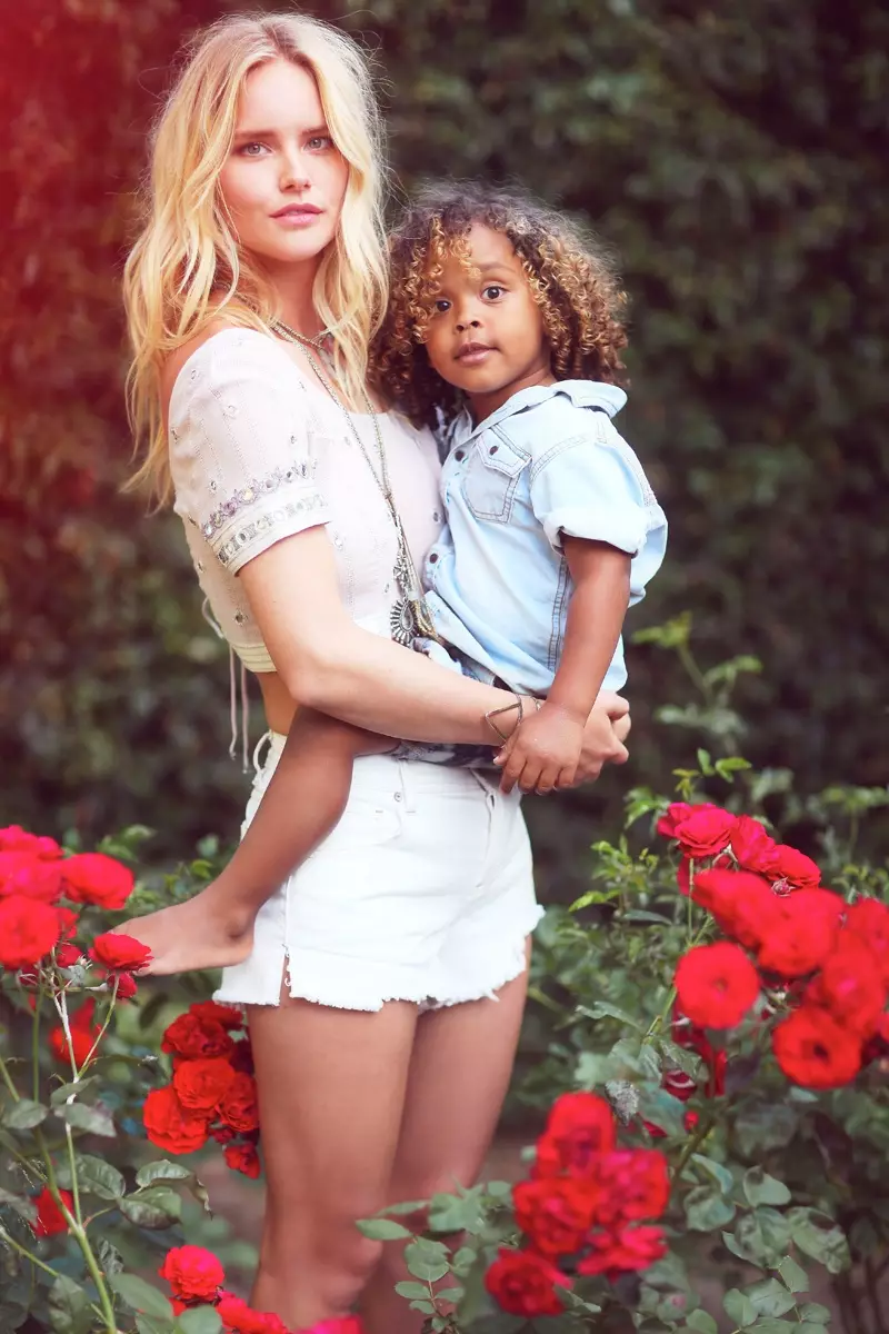 Shelby Keeton & Son for Free People Mother's Day Shoot