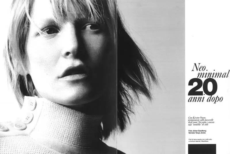 Kirsten Owen por Johan Sandberg para D La Repubblica