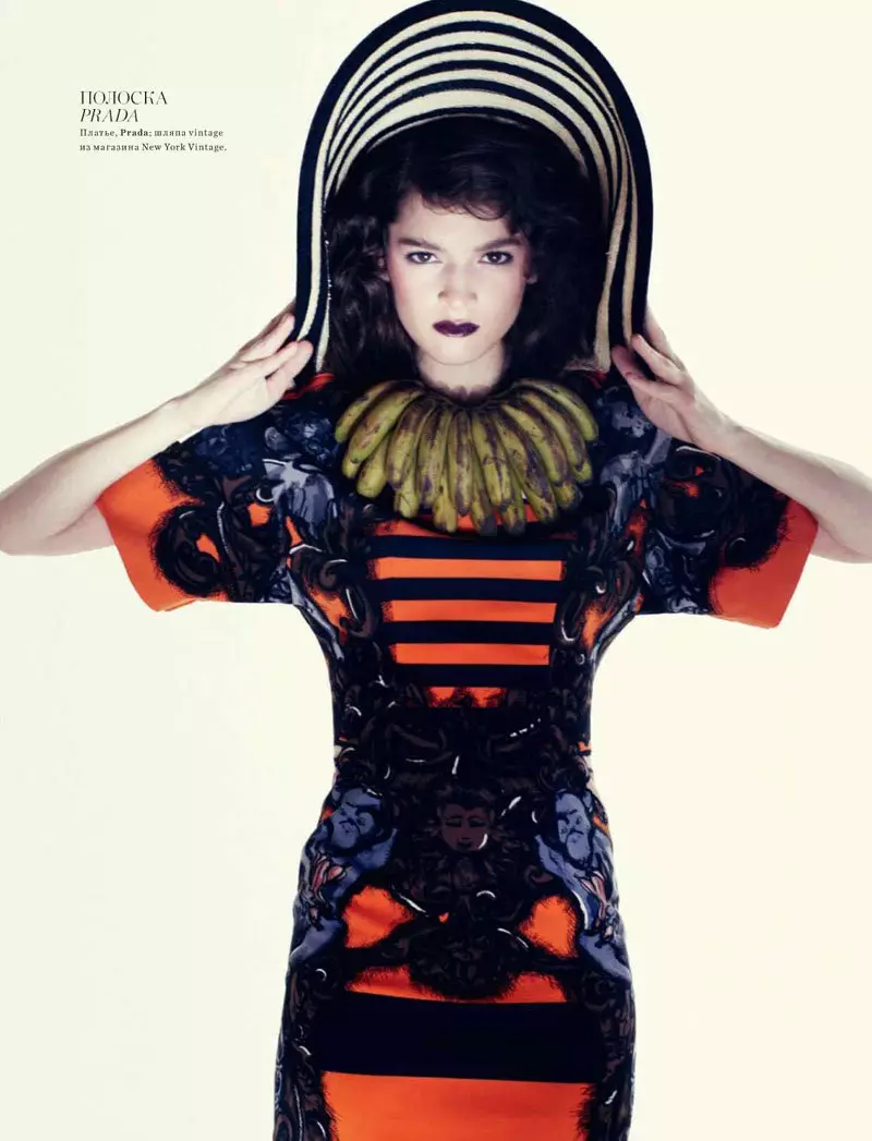 Irina Lazareanu, Annabelle at Xiao ni Luis Sanchis para sa Harper's Bazaar Russia