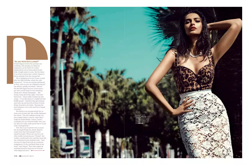 Sonam Kapoor Stuns an der GQ India's August Cover Story