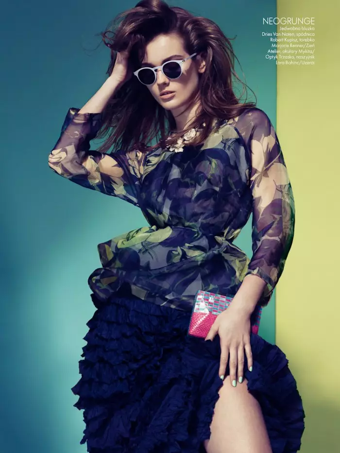 Jac Jagaciak Sports the Spring Collections for Elle Poland մարտ 2013 Remi Kozdra և Kasia Baczulis