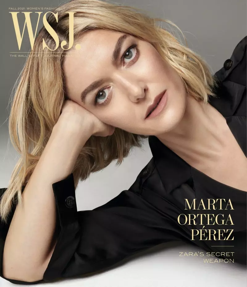 Marta Ortega Pérez al WSJ. Portada digital de la revista tardor 2021. Foto: Steven Meisel per a WSJ. Revista