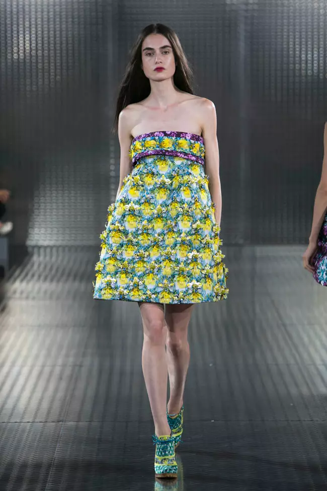 Mary Katrantzou Orisun omi 2014 | London Fashion Osu