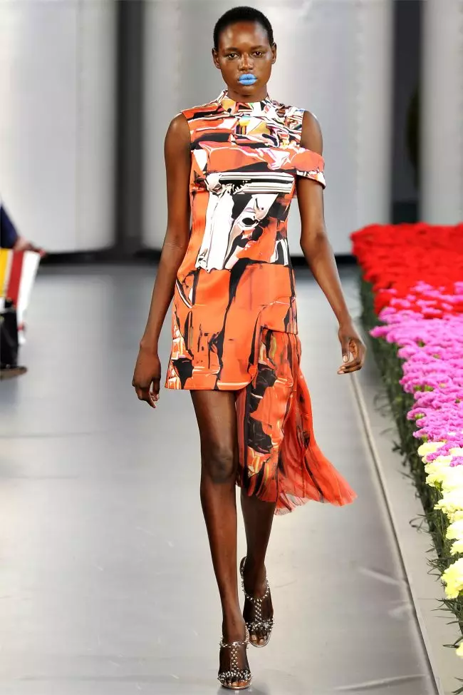 Mary Katrantzou orisun omi 2012 | London Fashion Osu